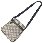 Gucci GG Supreme Canvas Navy Beige Shoulder Bag Blue 0088 — view 2