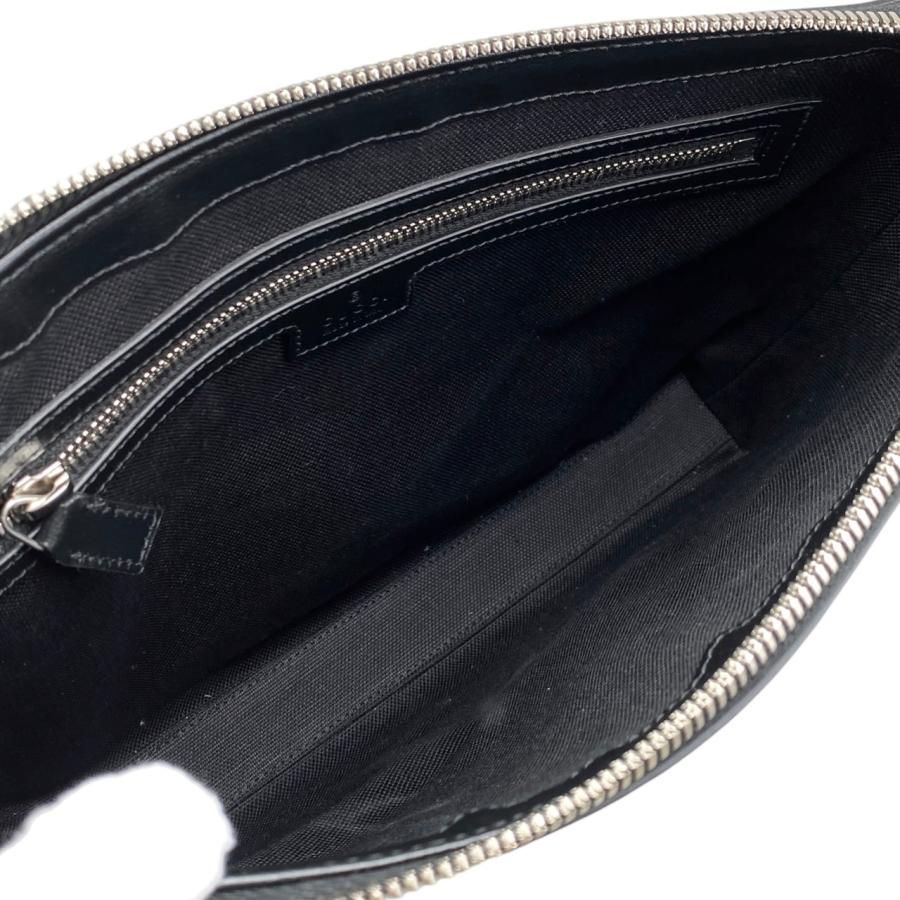 Gucci Clutch Bag With Interlocking G Messenger GG Supreme Black — view 5