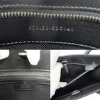 Gucci Tote Bag Interlocking G 2-Way Hand Black Shoulder Leather — view 7
