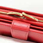 Louis Vuitton Epi Bifold Wallet With Coin Purse In Castilian Red Portefeuille — view 7