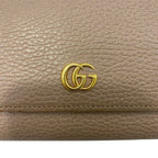 Gucci Bifold Long Wallet Pink Beige Marmont — view 7