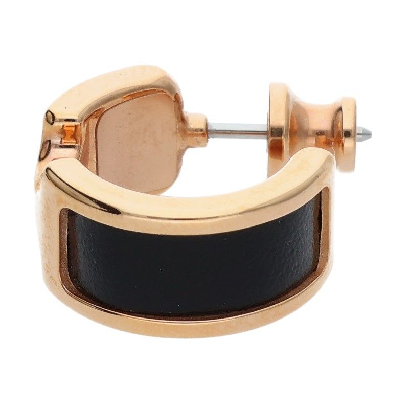 Hermes Olympe PM Box Calf Hoop Earrings — view 5