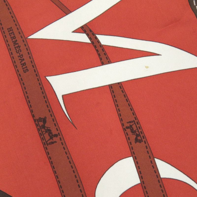 Hermes Carre 90 Monsieur ET Madame & Silk Multicolor Scarf 0074 — view 5