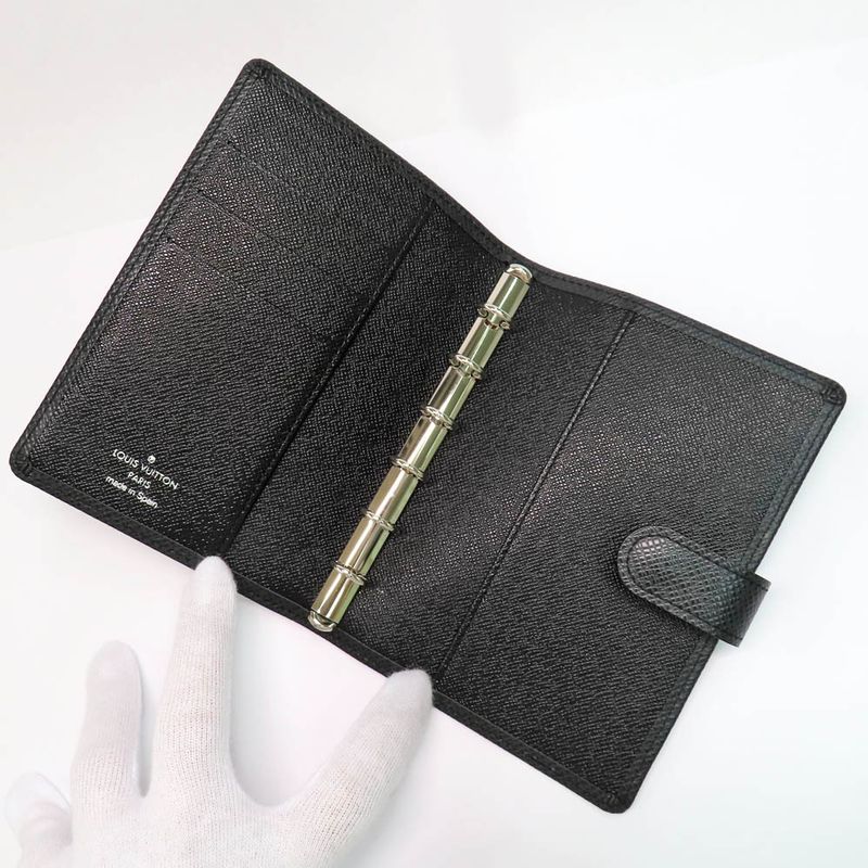 Louis Vuitton Agenda PM Taiga Ardoise Silver Hardware Leather — view 6