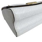 Louis Vuitton Epi Leather Twist MM Bron Shoulder Bag White — view 6