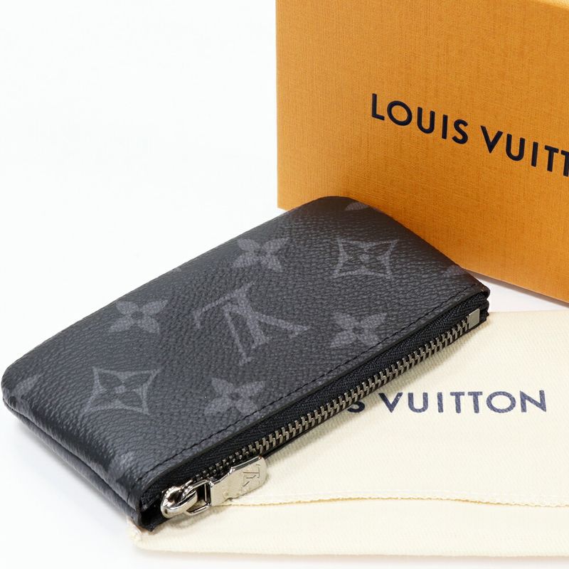 Louis Vuitton Key Case Coin Monogram Eclipse Reverse Pochette Cles — view 3