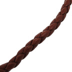 Hermes Leather 925 Silver Hardware Brown Bracelet 1126 — view 8