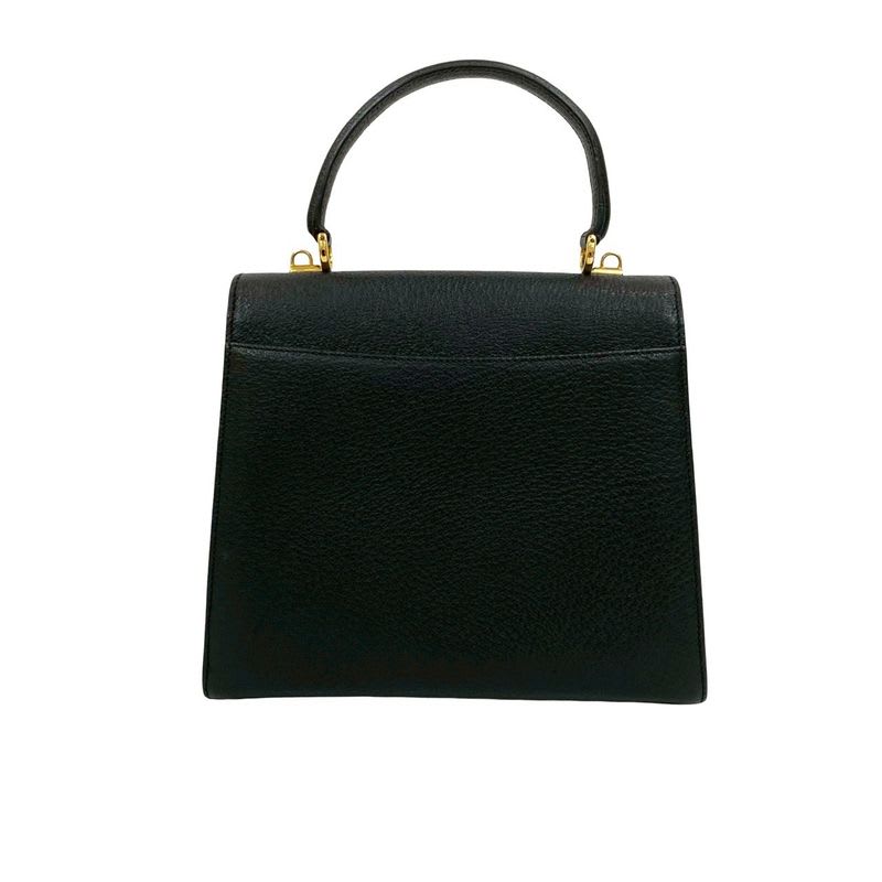Gucci Vintage Ladylock Leather 2-Way Handbag — view 4