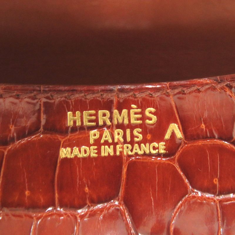 Hermes Porosas Brown Marked 00 Waist Bag 1682 — view 7