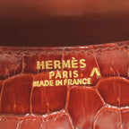 Hermes Porosas Brown Marked 00 Waist Bag 1682 — view 7