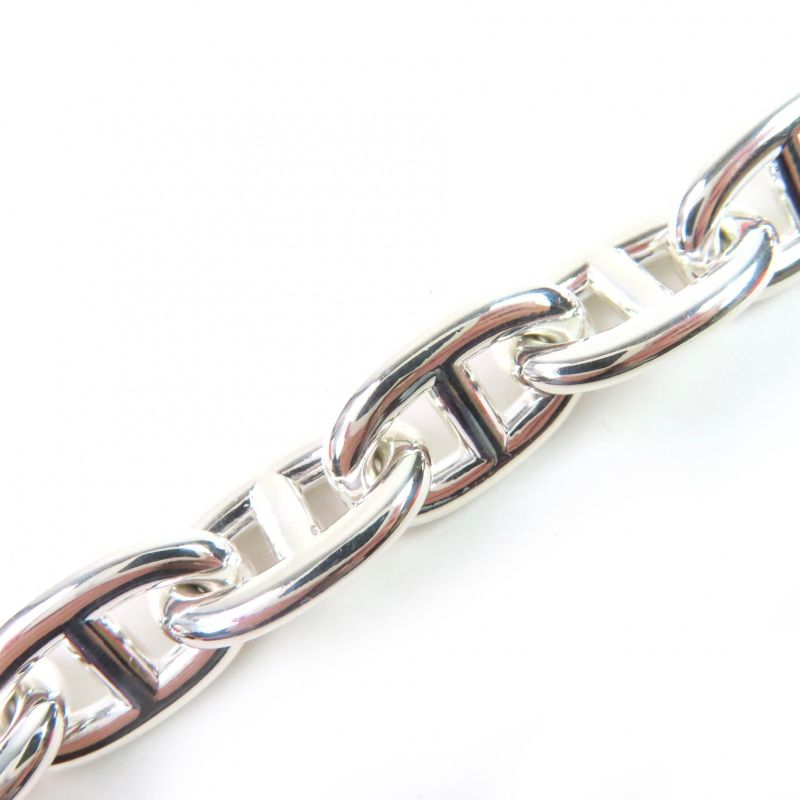 Hermes 2024 Chaine D'ancre MM AG 925 13 Frames Bangle Bracelet Silver — view 5