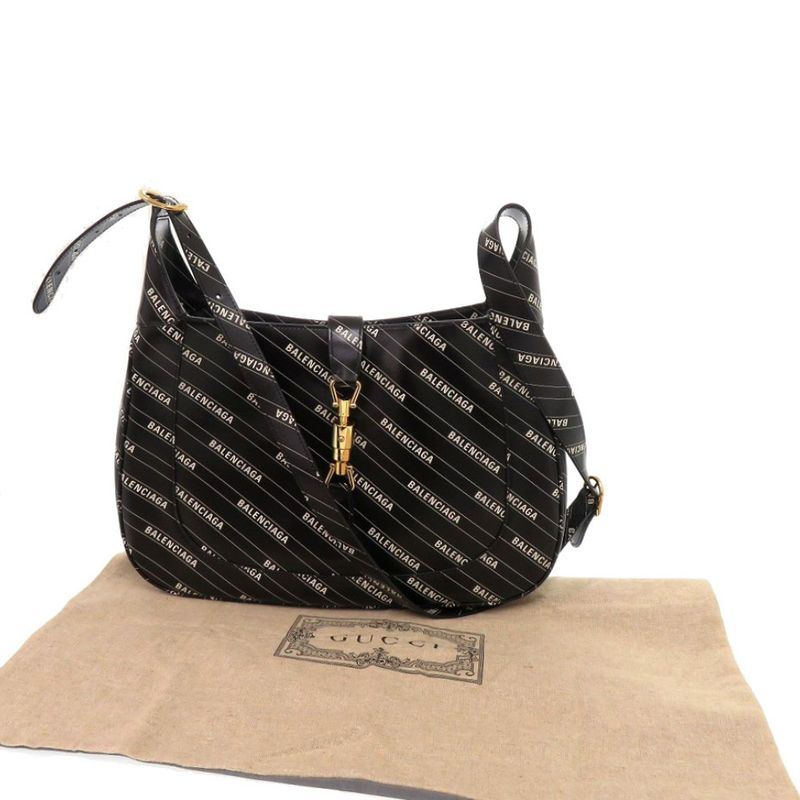 Gucci Jackie 1961 the Hacker Project Balenciaga Collaboration Leather — view 2