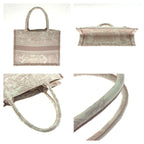 Christian Dior Toile de Jouy Embroidered Book Tote Small Bag M1296 Ztdt Pink — view 2