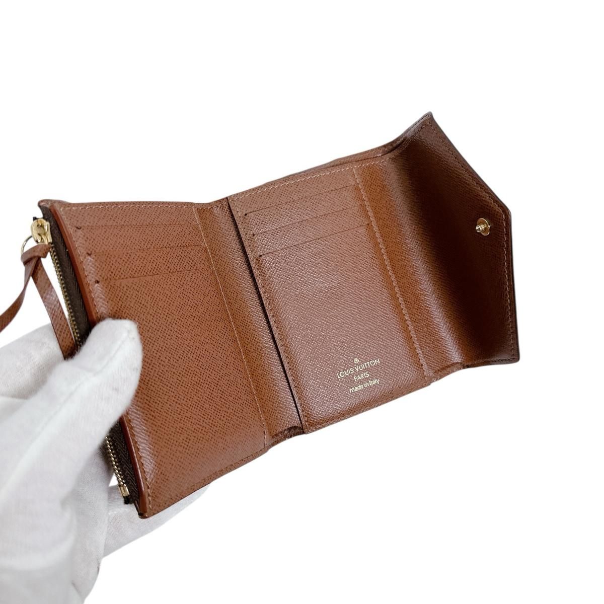 Louis Vuitton Monogram Trifold Wallet Portefeuille Victorine — view 8