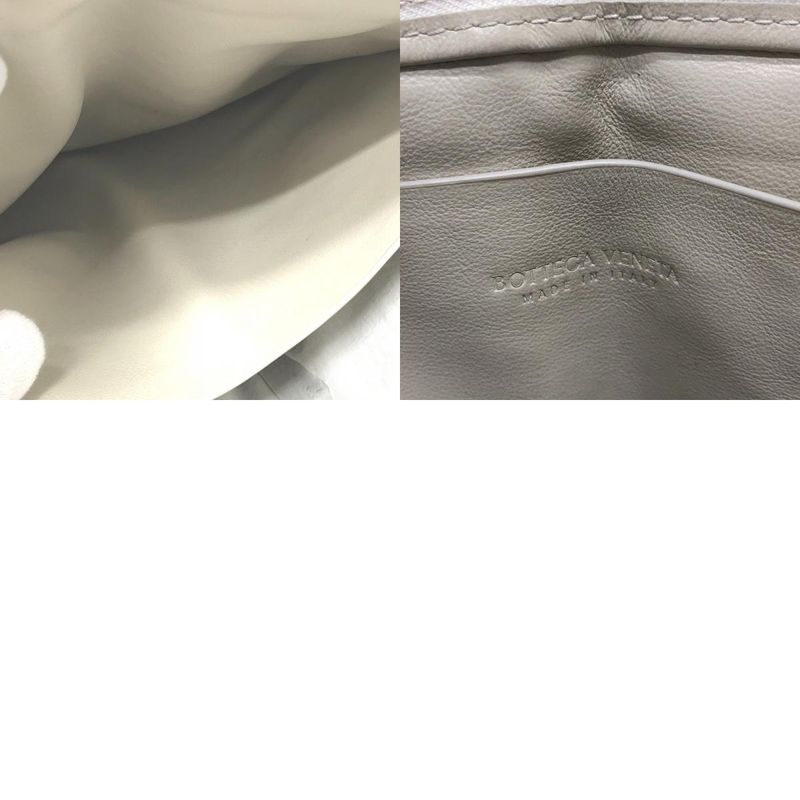 Bottega Veneta Clutch Bag Maxi Intrecciato Leather White — view 9