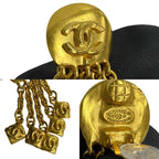 Chanel Vintage 96 P Coco Mark Motif GP Earrings Ear Cuff — view 6