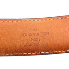 Louis Vuitton Ceinture Damier Brown Belt Gold — view 2