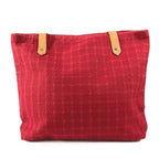 Hermes Shoulder Bag Amedaba Cabas Dopoche Cotton Red