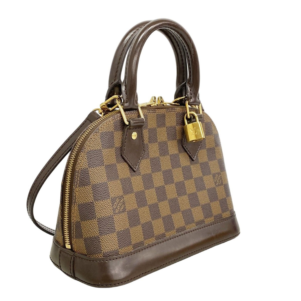 Louis Vuitton Handbag Damier Alma BB Ebene 2-Way — view 2