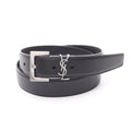 Saint Laurent Paris Belt Cassandra Black Leather