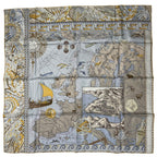 Hermes Scarf Silk Carre 90 le Voyage de Pytheas Box — view 2