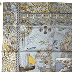 Hermes Scarf Silk Carre 90 le Voyage de Pytheas Box — view 3