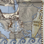 Hermes Scarf Silk Carre 90 le Voyage de Pytheas Box — view 7