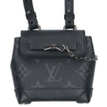 Louis Vuitton Porte Cles Mini Steamer Monogram Eclipse Pouch