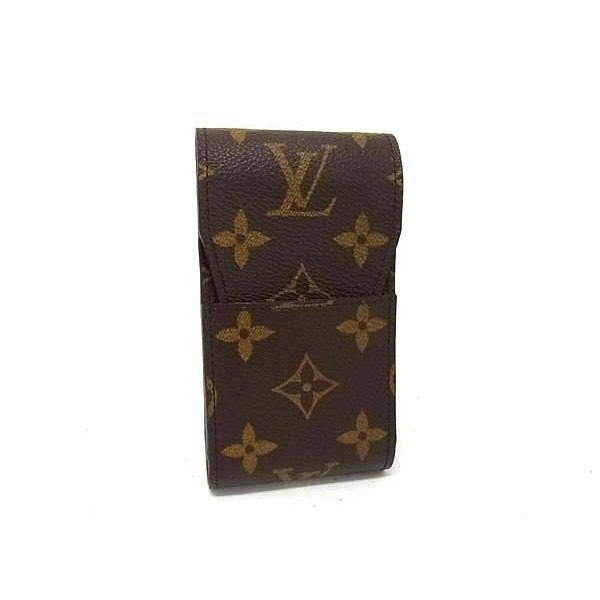 Louis Vuitton Monogram Etui Cigarette Case Tobacco Brown