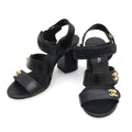Chanel Sandals Leather Black