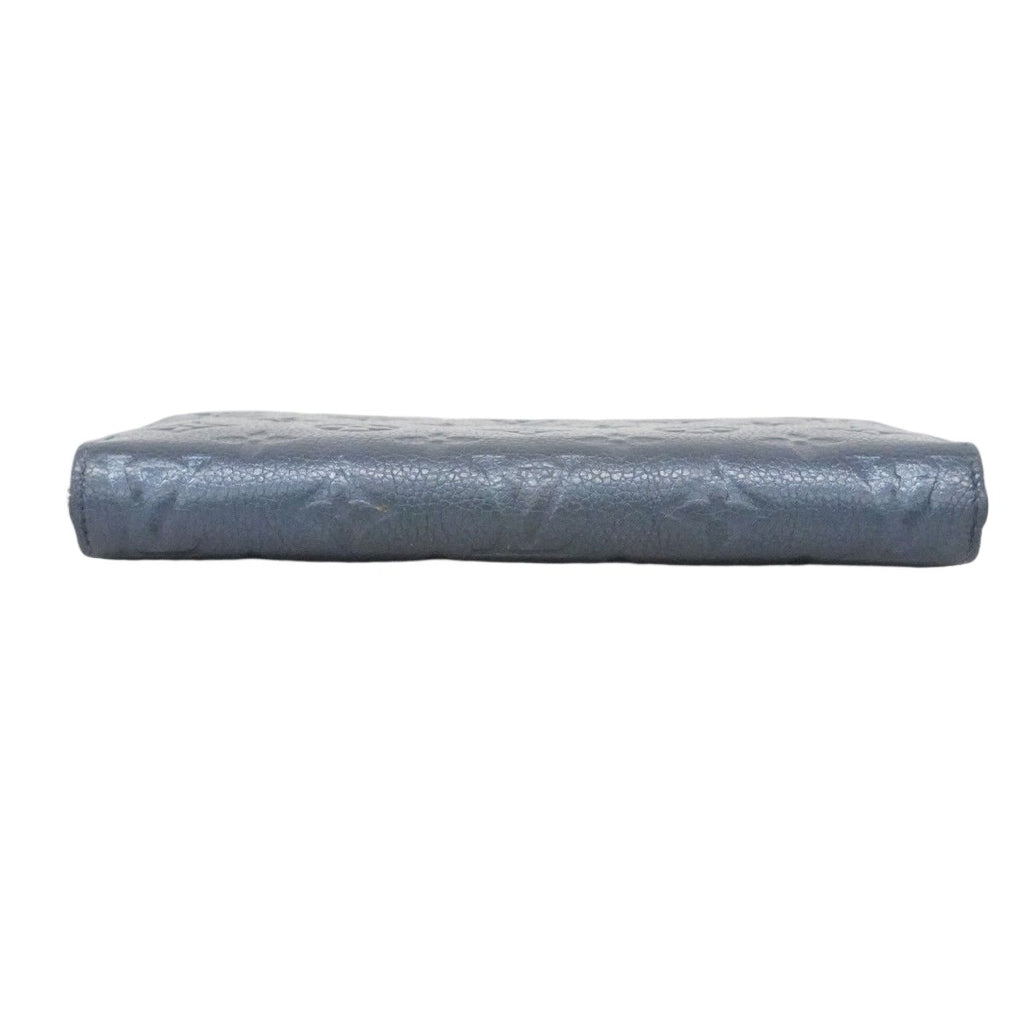 Louis Vuitton Wallet Monogram Empreinte Zippy Metallic Blue — view 2