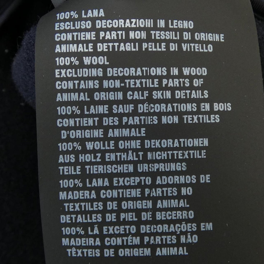 Prada Duffel Coat Navy 46 — view 3
