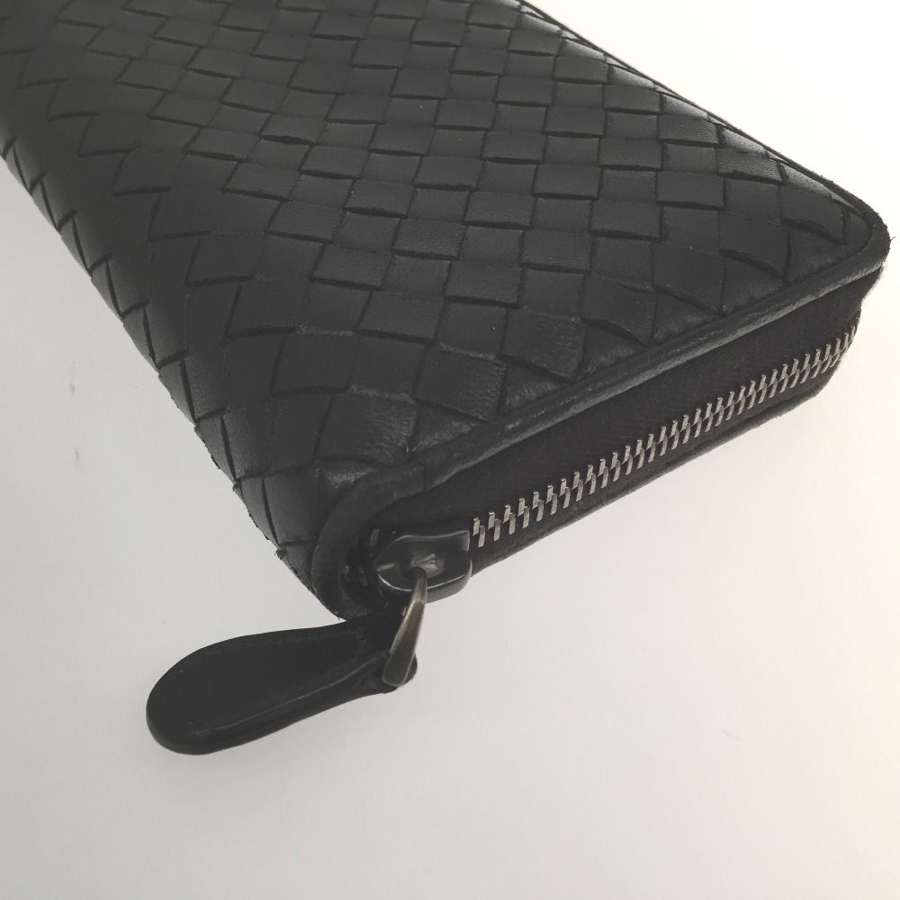 Bottega Veneta Long Wallet Round Zipper Intrecciato — view 5
