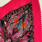 Louis Vuitton Scarf Silk Carre Plisse Angels Pink — view 8
