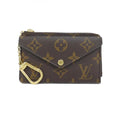 Louis Vuitton Monogram Card Case Holder Recto Verso Coin Brown Marron