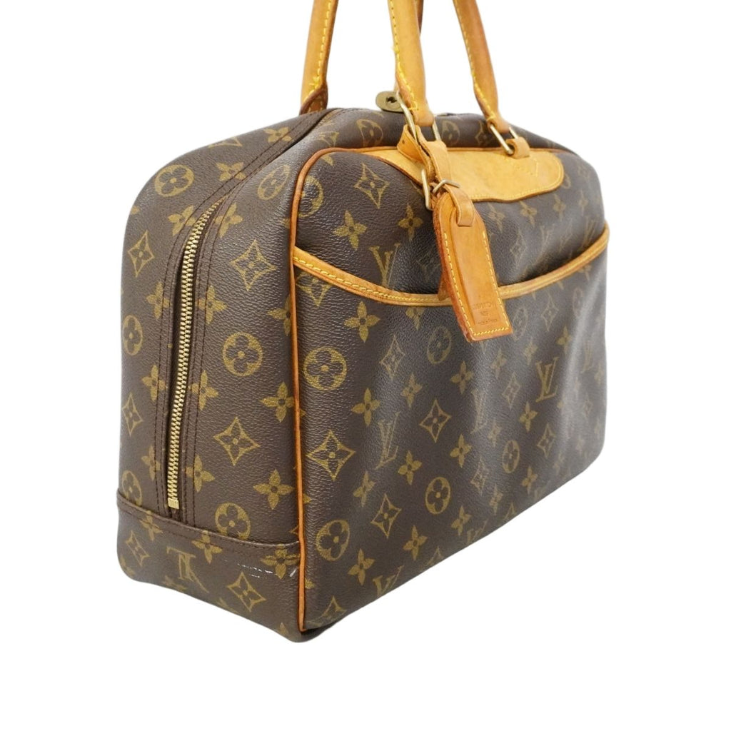 Louis Vuitton Handbag Monogram Deauville Brown — view 2