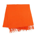 Hermes Muffler Orange Cashmere Accessories Scarf