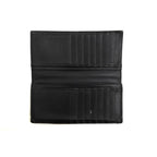 Gucci Long Wallet Men Leather Black GG Marmont with Coin Purse — view 6