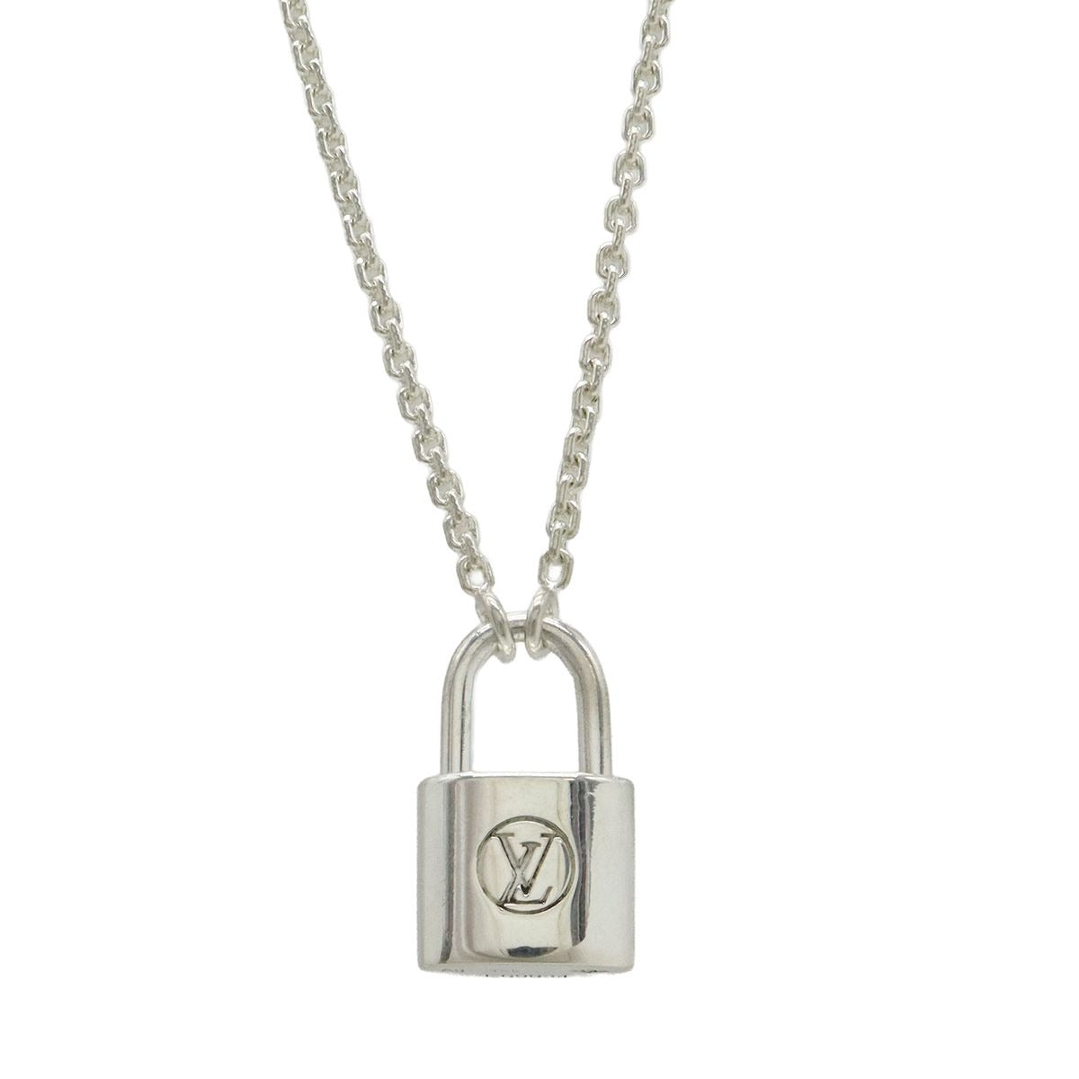 Louis Vuitton Pendentif Silver Lockit Unicef Necklace Pendant