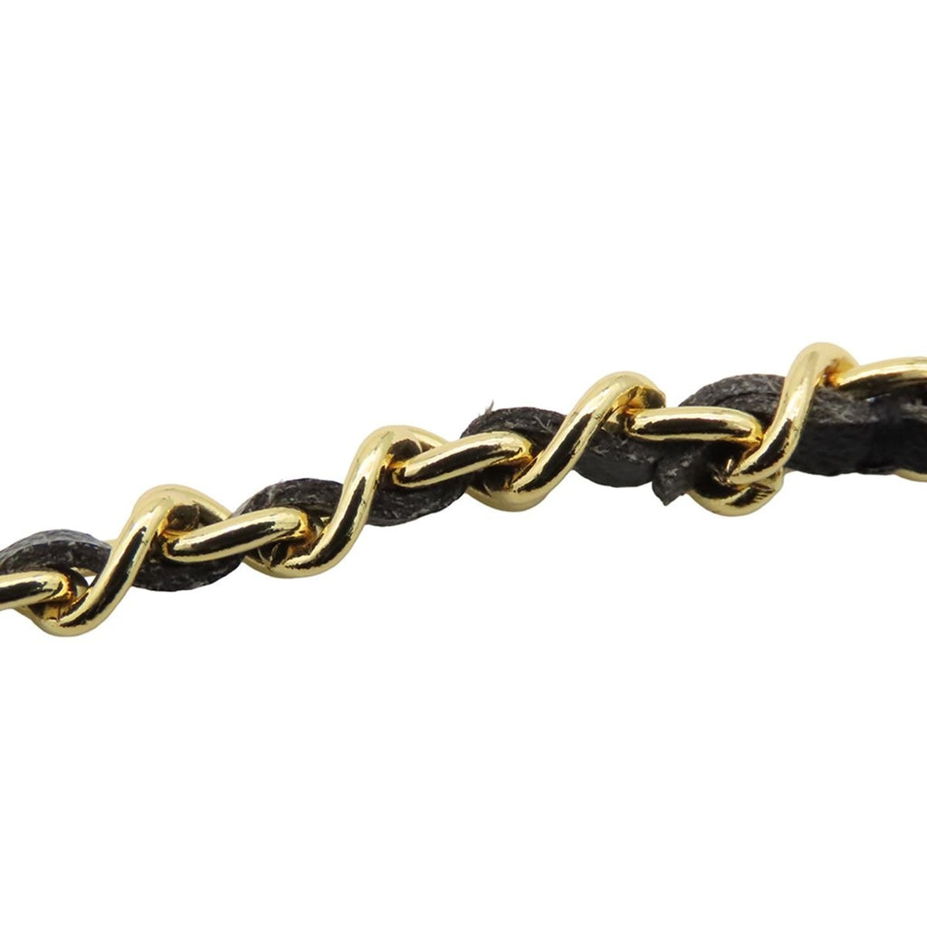 Chanel Pendant Gold Metal Costume Pearl Rhinestone Leather CC Logo Roller — view 7