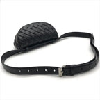 Bottega Veneta Belt Bag Waist Pouch Bag with Key Ring Black — view 8