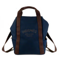 Hermes Sac de Panthere Je Gloom Navy Orange Silver Canvas Backpack