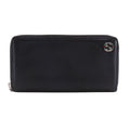 Gucci Sherry Line Inter-locking G Leather Black Long Wallet