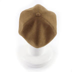 Hermes Gabriel Silver Series with Leather Beret Hat Brown 57 — view 3