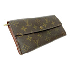 Louis Vuitton Monogram Pochette Porte Monet Cles Di Brown — view 3