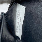 Bottega Veneta Coin Case Black Intrecciato Purse — view 8