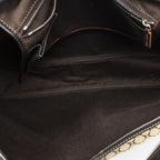 Celine Large Flap Messenger Beige Dark Brown Orange Macadam Canvas — view 9