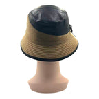 Hermes Bucket Hat Leather Cashmere 58 Black — view 4