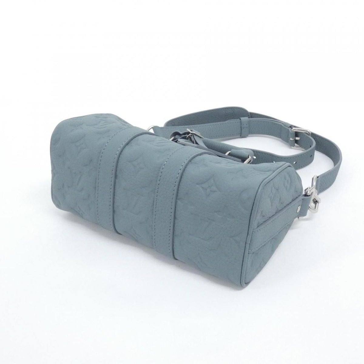 Louis Vuitton Taurillon Monogram Keepall Bandouliere 25 cm Boston Bag — view 2
