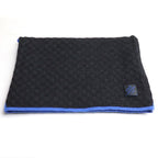 Louis Vuitton Echarpe Edge Scarf Black Blue My0137